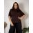 Lange Sommer-Haremshose für Damen (42/44/46 Einheitsgröße) ITALIAN FASHION IM424361  Wein