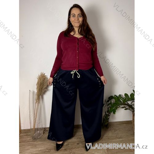 Lange Sommer-Haremshose für Damen (42/44/46 Einheitsgröße) ITALIAN FASHION IM424361  schwarz