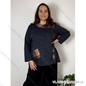 Langarm-Tunika für Damen in Übergröße (XL-4XL) POLISH FASHION PMWG23KARIN