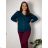 Pullover Oversize Langarm Damen Oversized (XL / 2XL ONE SIZE) ITALIAN MODA IM721350