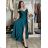 Langes, elegantes Kleid Carmen mit Trägern für Damen ADELE (M/L/XL, Einheitsgröße) ITALIENISCHE MODE IM4251147/DUR