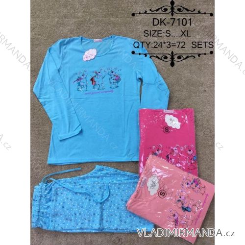 Pyjamas lange Damen (S-XL) VALERIE DREAM DK-7101