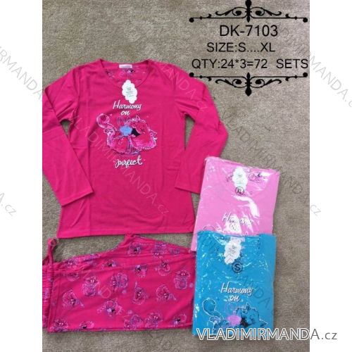 Pyjamas lange Damen (S-XL) VALERIE DREAM DK-7103