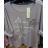 Übergroße (uni xl-3xl) T-Shirt Tunika Langarm Damen ITALIENISCH Mode IMC1736
