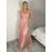 Langes, glitzerndes Tüll-Partykleid Carmen mit Trägern für Damen (Einheitsgröße S/M/L) ITALIENISCHE MODE IMC24429