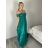 Langes, glitzerndes Tüll-Partykleid Carmen mit Trägern für Damen (Einheitsgröße S/M/L) ITALIENISCHE MODE IMC24429