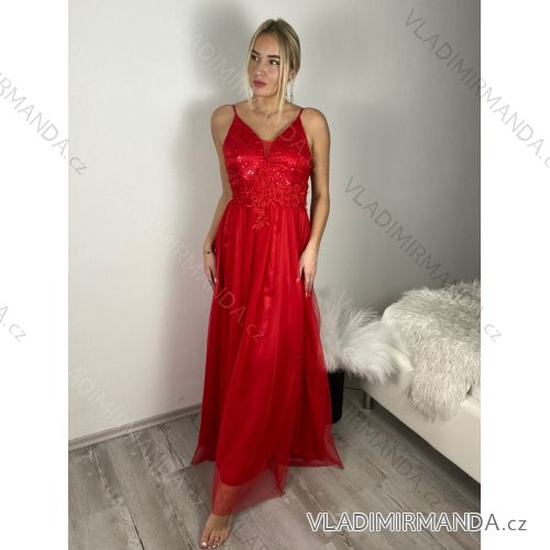 Ärmellose Jacke mit langen Ärmeln (uni sl) ITALIENISCHE Mode IMC17326 S / M rot