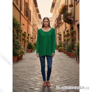 Übergroßer gestrickter Langarmpullover für Damen (S/M EINHEITSGRÖSSE) ITALIAN FASHION IMSN2416125