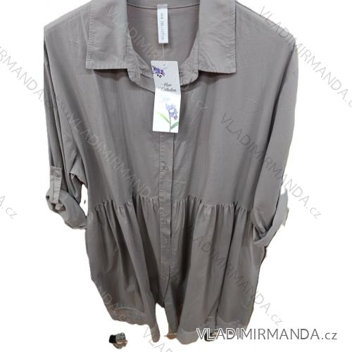 Übergroßer gestrickter Langarmpullover für Damen (S/M EINHEITSGRÖSSE) ITALIAN FASHION IMSN2416125