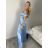 Langes Carmen-Partykleid für Damen (S/M/L EINHEITSGRÖSSE) ITALIAN FASHION IM324302
