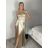 Langes Carmen-Partykleid für Damen (S/M/L EINHEITSGRÖSSE) ITALIAN FASHION IM324302