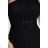656-3 Langes, glänzendes, schulterfreies Abendkleid – klassisches Schwarz