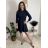 Damen 3/4 Langarm-Hemdkleid (XS/S/M Einheitsgröße) ITALIAN FASHION IMD25030