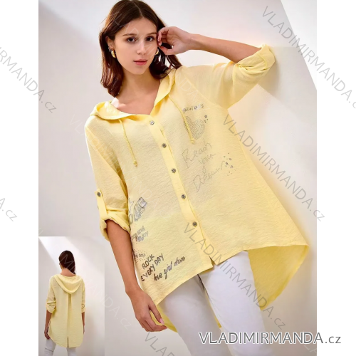 Kurzarm-T-Shirt für Damen (S/M/L, EINHEITSGRÖSSE) ITALIAN FASHION IMPLI2550872-2