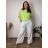 Elegante Hose mit Gürtel für Damen (S/M/L ONE SIZE) ITALIAN FASHION IM425057
