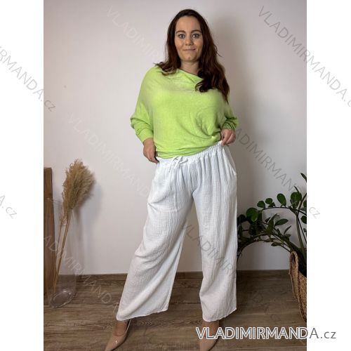 Elegante Hose mit Gürtel für Damen (S/M/L ONE SIZE) ITALIAN FASHION IM425057