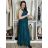 Elegantes, glitzerndes, ärmelloses Damenkleid mit Pailletten (Einheitsgröße S/M) ITALIAN FASHION IMPSH246883 -   weiß -   S / M / L