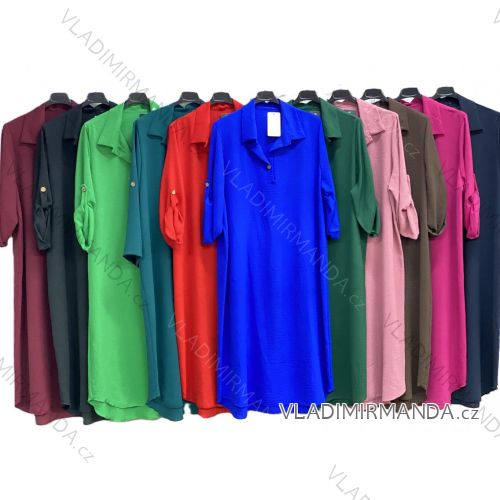 Kurzärmliges Sommer-Hemdkleid für Damen (L/XL EINHEITSGRÖSSE) ITALIAN FASHION IMC23172