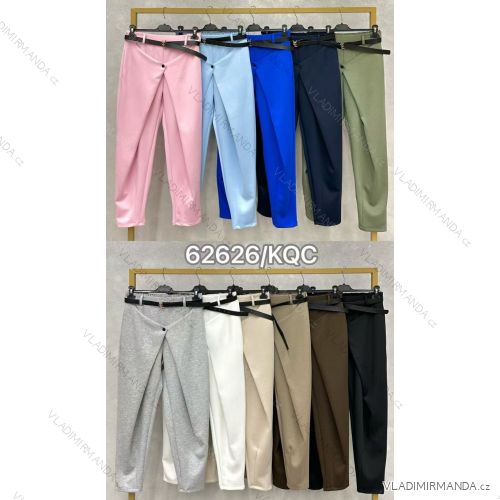 Elegante Hose mit Gürtel für Damen (Einheitsgröße S/M/L) ITALIENISCHE MODE IMC26033