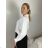 Leichter Kurzarmpullover für Damen (S/M/L ONE SIZE) ITALIAN FASHION IMWKK252585 S / M / L weiß