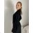 Leichter Kurzarmpullover für Damen (S/M/L ONE SIZE) ITALIAN FASHION IMWKK252585 S / M / L weiß
