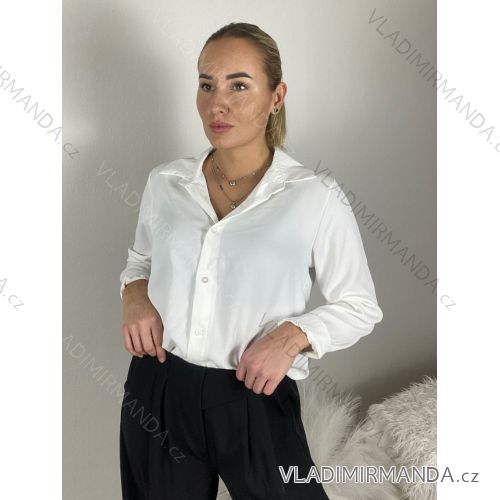 Leichter Kurzarmpullover für Damen (S/M/L ONE SIZE) ITALIAN FASHION IMWKK252585 S / M / L weiß