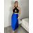 Mittellanger Satinrock für Damen (Einheitsgröße S/M) ITALIAN FASHION IMM23UN6886