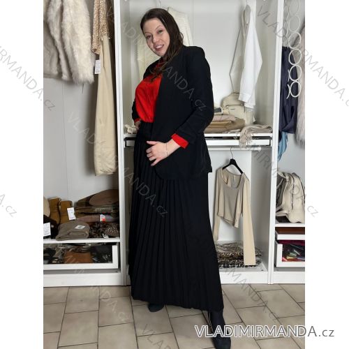 Sommerkleid oval Kurzarm Damen Übergröße (50/52/54 Einheitsgröße) ITALIAN FASHION IM425011
