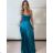 Langes ärmelloses Sommerkleid für Damen (Einheitsgröße S/M) ITALIAN FASHION IMPBB233449lx weiß S / M