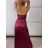 Langes ärmelloses Sommerkleid für Damen (Einheitsgröße S/M) ITALIAN FASHION IMPBB233449lx weiß S / M