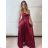 Langes ärmelloses Sommerkleid für Damen (Einheitsgröße S/M) ITALIAN FASHION IMPBB233449lx weiß S / M
