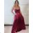 Langes ärmelloses Sommerkleid für Damen (Einheitsgröße S/M) ITALIAN FASHION IMPBB233449lx weiß S / M