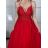 Elegantes Langarmkleid Damen (S / M.ONE SIZE) ITALIAN FASHION IMM2218831/DUR S / M rot