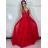 Elegantes Langarmkleid Damen (S / M.ONE SIZE) ITALIAN FASHION IMM2218831/DUR S / M rot