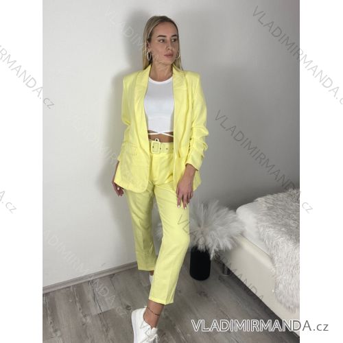 Kleid mit Knöpfen und geknöpften Damen (uni s-m) ITALIAN FASHION IM2203948