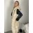 Damen Pelzweste (EINZEL-GRÖSSE) TURKISH FASHION TM11919310 L / XL beige
