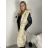 Damen Pelzweste (EINZEL-GRÖSSE) TURKISH FASHION TM11919310 L / XL beige