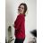 Übergroßer gestrickter Langarmpullover für Damen (S/M EINHEITSGRÖSSE) ITALIAN FASHION IMSN2416125