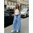 Sommerkleid oval Kurzarm Damen Übergröße (50/52/54 Einheitsgröße) ITALIAN FASHION IM425011