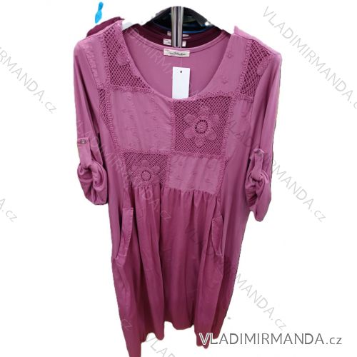 Übergroßer gestrickter Langarmpullover für Damen (S/M EINHEITSGRÖSSE) ITALIAN FASHION IMSN2416125
