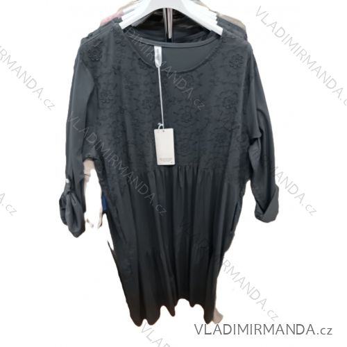 Übergroßer gestrickter Langarmpullover für Damen (S/M EINHEITSGRÖSSE) ITALIAN FASHION IMSN2416125