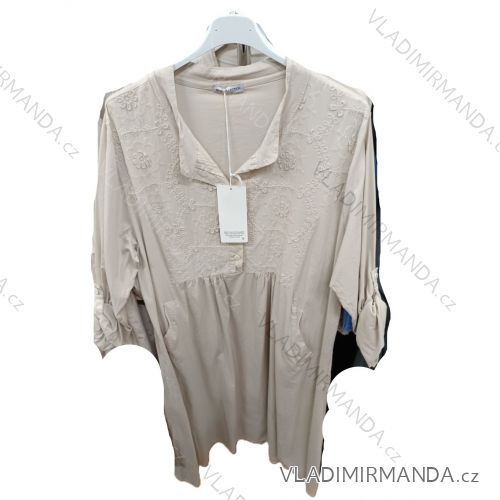 Übergroßer gestrickter Langarmpullover für Damen (S/M EINHEITSGRÖSSE) ITALIAN FASHION IMSN2416125