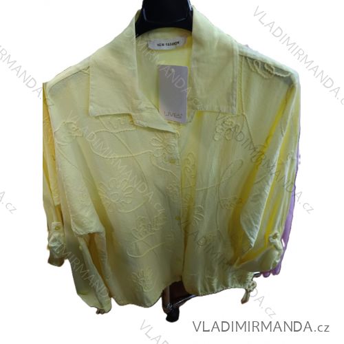 Übergroßer gestrickter Langarmpullover für Damen (S/M EINHEITSGRÖSSE) ITALIAN FASHION IMSN2416125