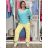 Elegante, lange Jogginghose für Damen (Einheitsgröße S/M/L) ITALIAN FASHION IMD23634