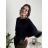 Leicht gestrickter Langarmpullover für Damen (L/XL EINHEITSGRÖSSE) ITALIAN FASHION IM723GALA