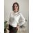 Leicht gestrickter Langarmpullover für Damen (L/XL EINHEITSGRÖSSE) ITALIAN FASHION IM723GALA