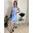 Šaty elegantní letní bez rukávu dámské (S/M/L ONE SIZE) ITALSKÁ MÓDA IM322SIMONE/DR grün S/M/L