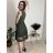 Šaty elegantní letní bez rukávu dámské (S/M/L ONE SIZE) ITALSKÁ MÓDA IM322SIMONE/DR grün S/M/L
