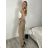 Lange Damenleggings (S - 2XL) MIE25B030 S / M beige