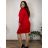 Eleganter Damen Bolero (uni sl) ITALIENISCHE Mode IMC18343 38 rot